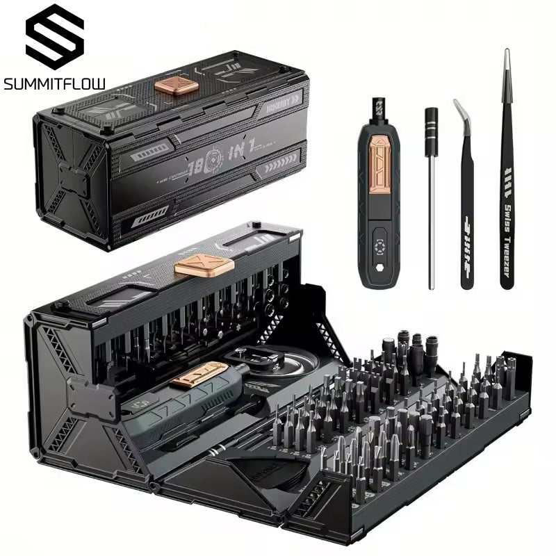 180-in-1 Precision Multi-Function Magnetic Screwdriver Set Magnetic (Gift Grade)