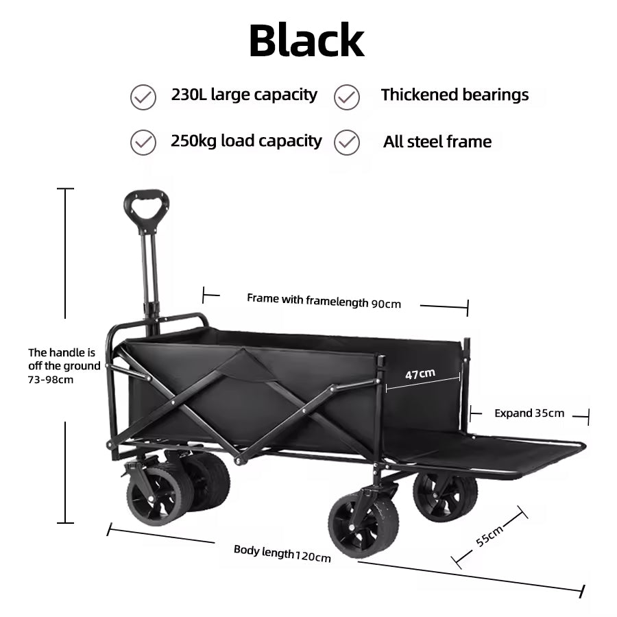 Foldable Portable Picnic Outdoor Camping Cart