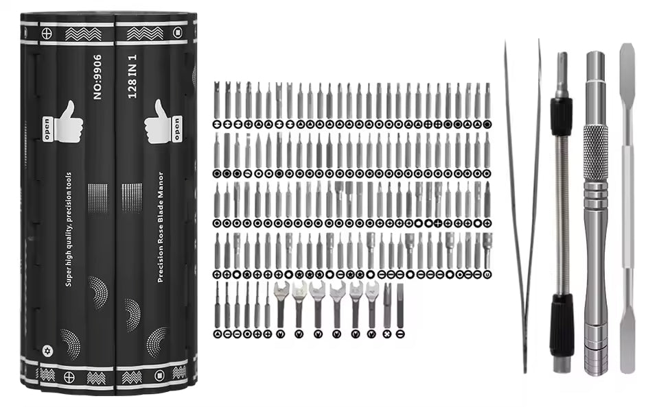 128-in-1 Precision Screwdriver Set (Magnetic)