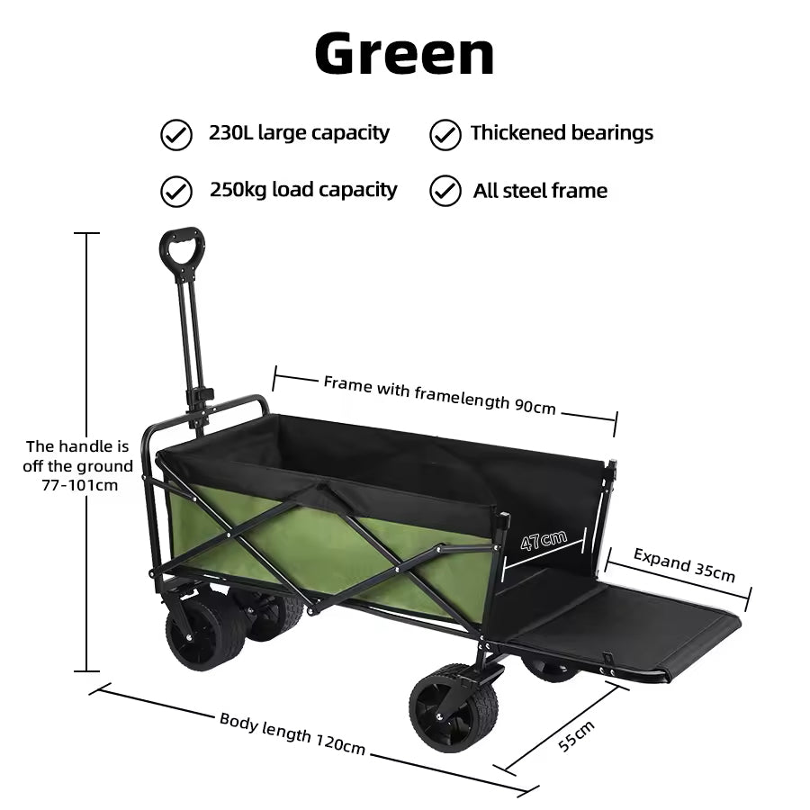 Foldable Portable Picnic Outdoor Camping Cart