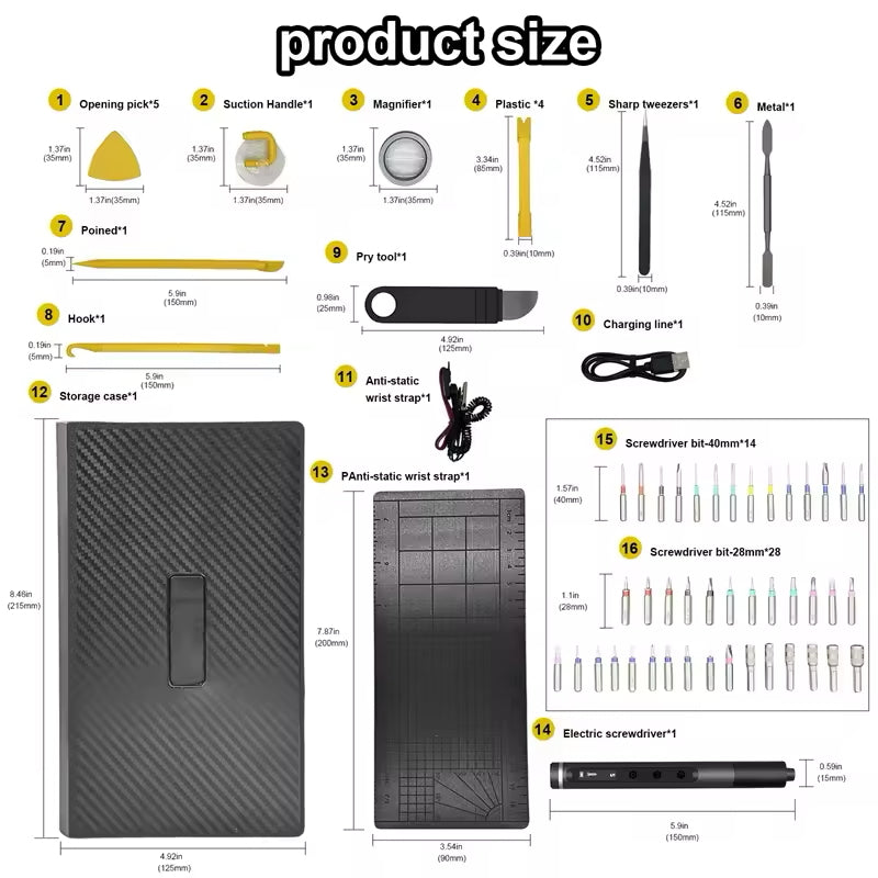 Wireless Electric Screwdriver Set