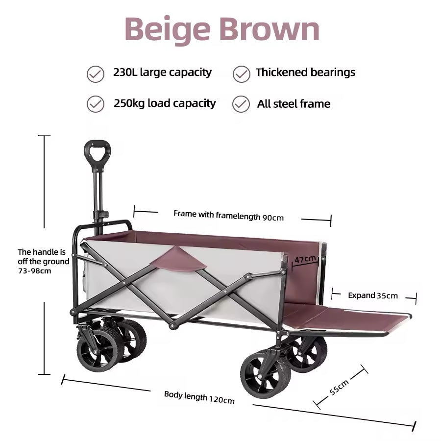 Foldable Portable Picnic Outdoor Camping Cart