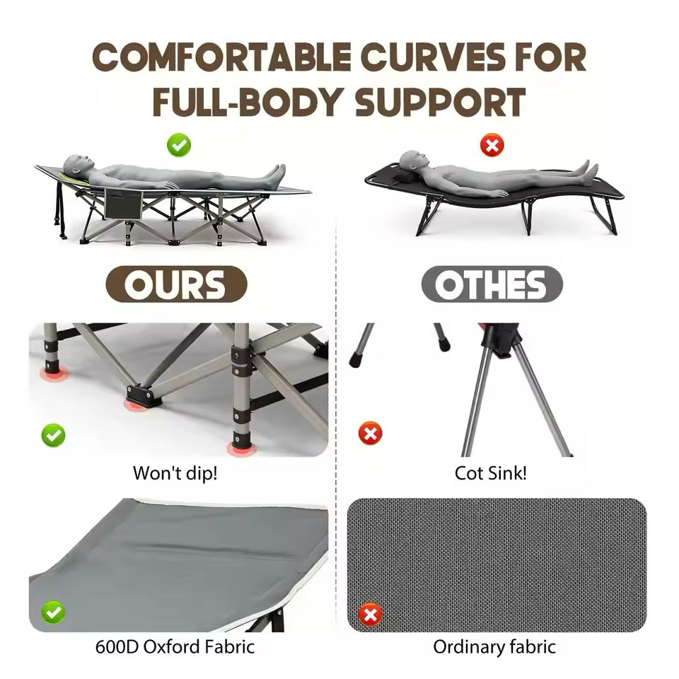 Portable Foldable Padded Bed